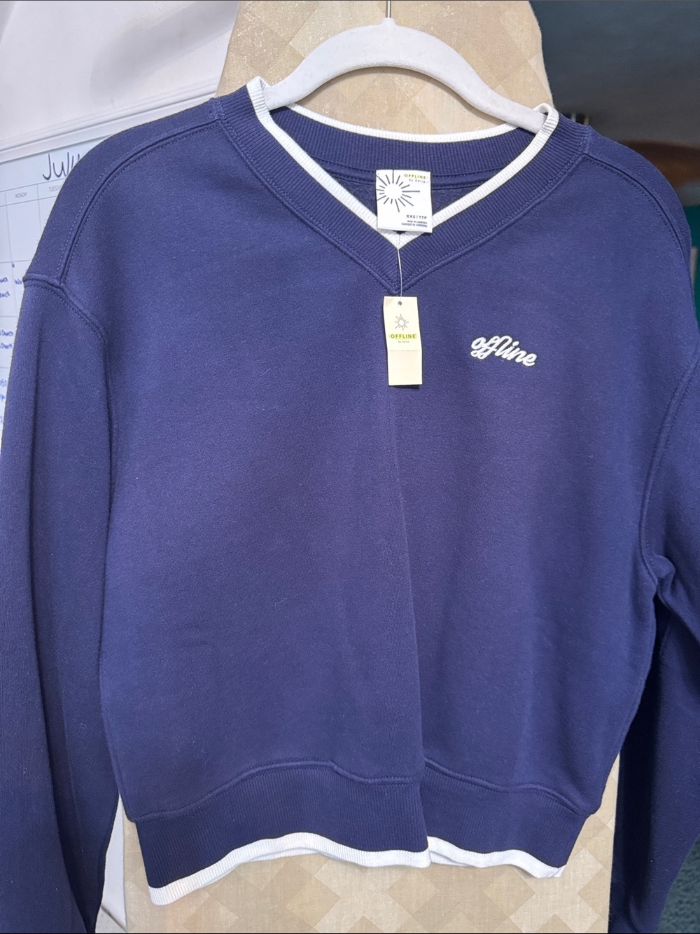 Women’s Navy Crewneck Sweater